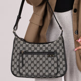 Gucci GG Canvas Front Pocket Shoulder Bag - FashioNica