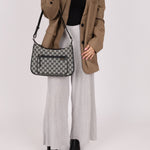 Gucci GG Canvas Front Pocket Shoulder Bag - FashioNica