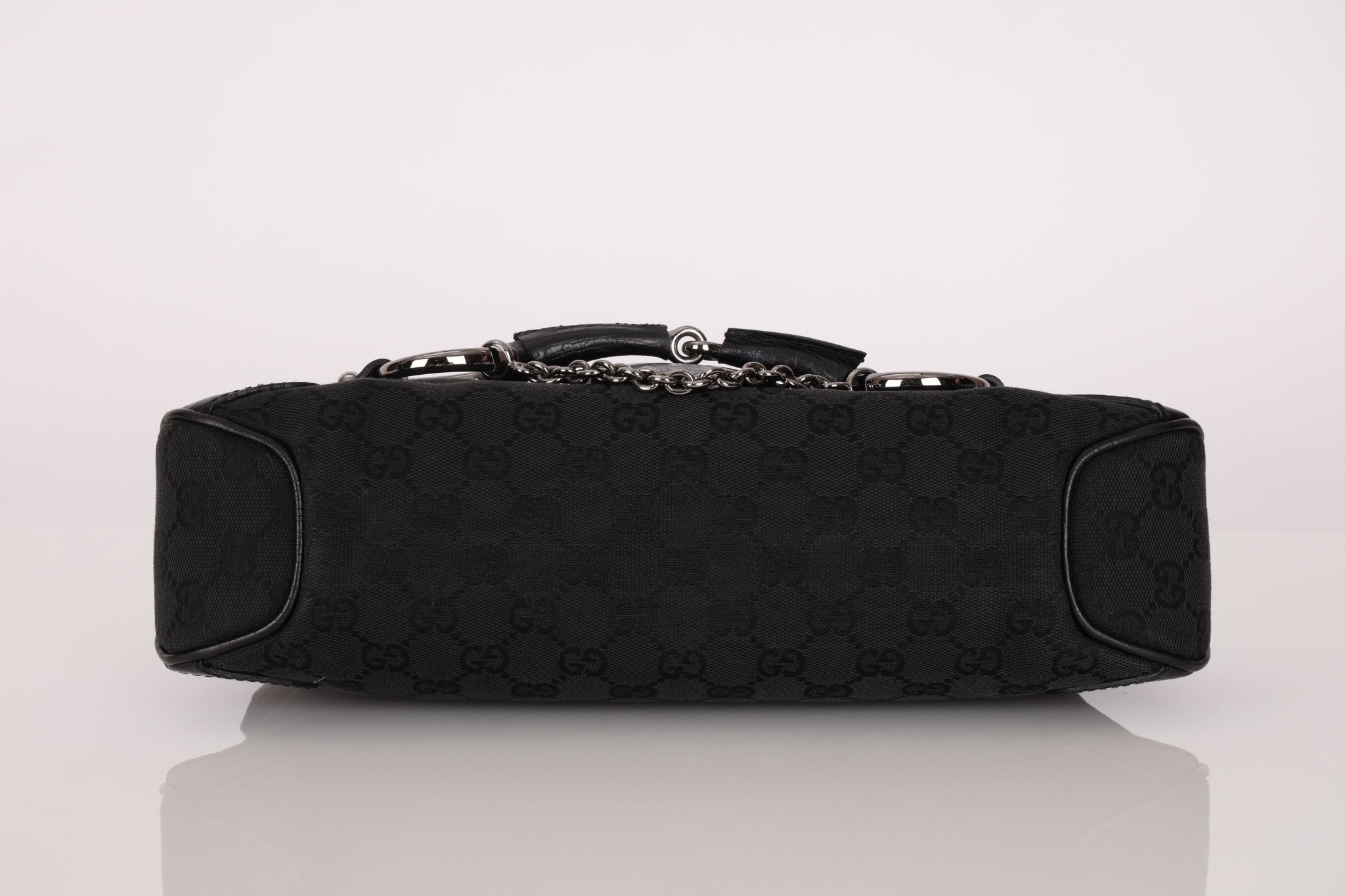 Gucci GG Canvas Horsebit Shoulder Bag - FashioNica