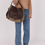 Gucci GG Canvas Techno Horsebit Crossbody Bag - FashioNica