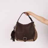 Gucci GG Canvas Techno Horsebit Crossbody Bag - FashioNica