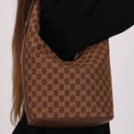 Gucci GG Canvas Zip Hobo - FashioNica