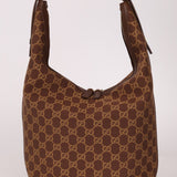Gucci GG Canvas Zip Hobo - FashioNica