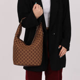 Gucci GG Canvas Zip Hobo - FashioNica