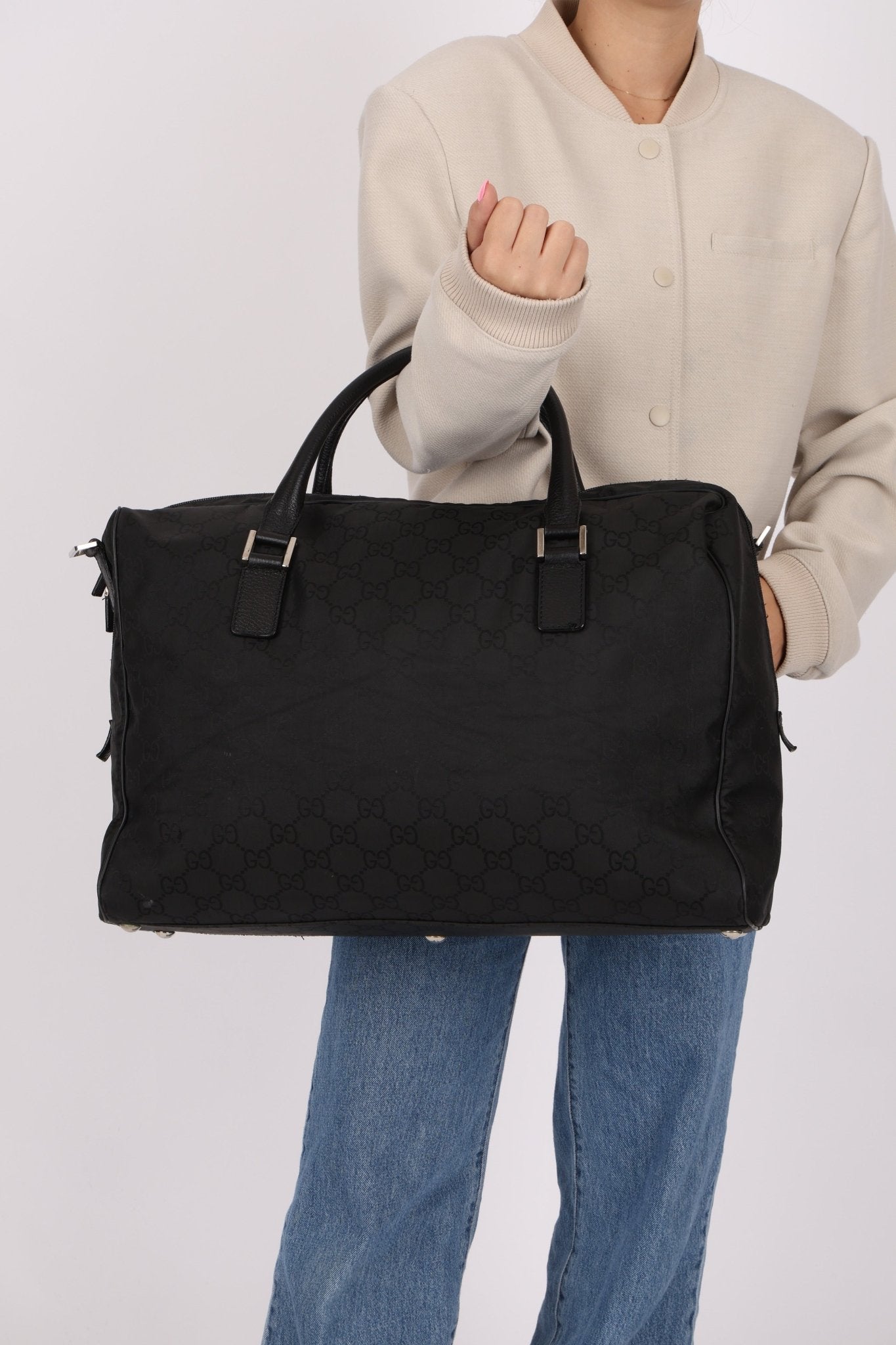 Gucci GG Nylon Large Carry On Duffle - FashioNica