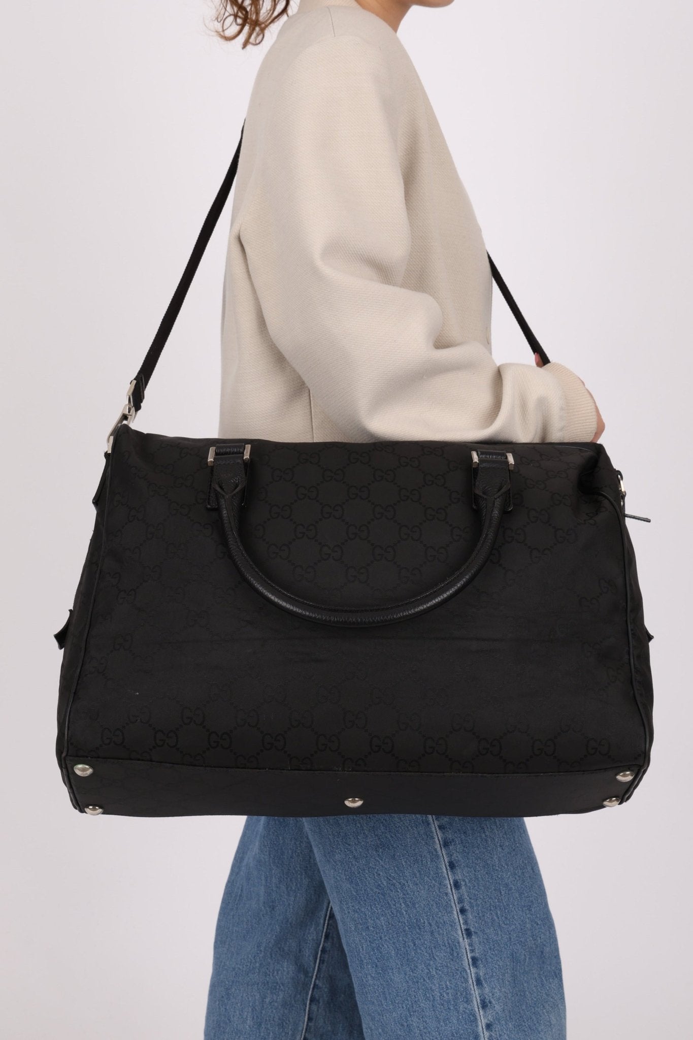 Gucci GG Nylon Large Carry On Duffle - FashioNica