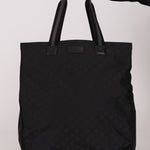 Gucci GG Nylon Shadow Web Shopping Tote - FashioNica