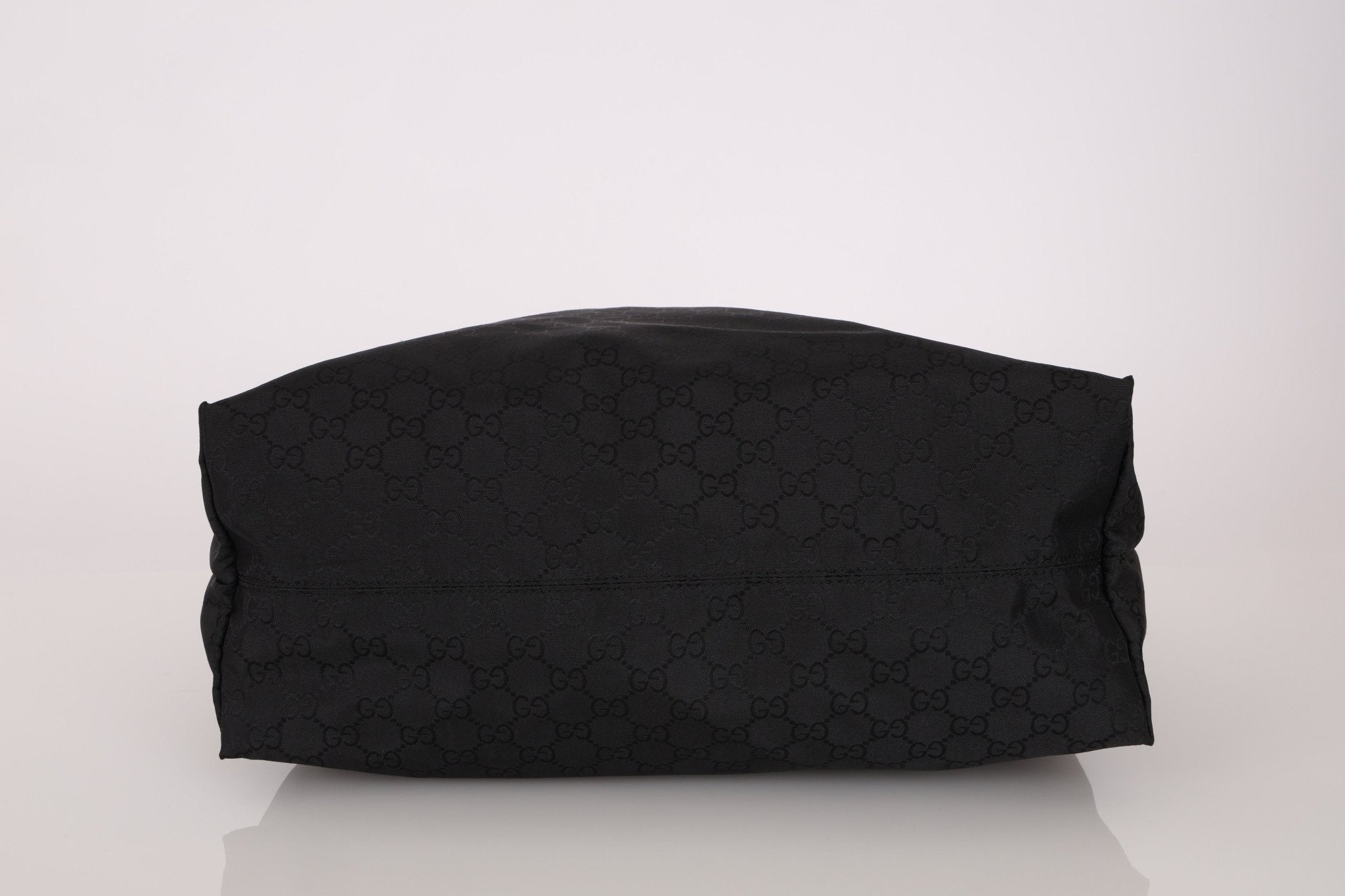 Gucci GG Nylon Shadow Web Shopping Tote - FashioNica