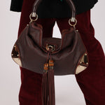 Gucci GG Signature Medium Babouska Indy Hobo - FashioNica