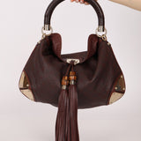 Gucci GG Signature Medium Babouska Indy Hobo - FashioNica
