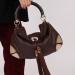 Gucci GG Signature Medium Babouska Indy Hobo - FashioNica