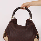 Gucci GG Signature Medium Babouska Indy Hobo - FashioNica