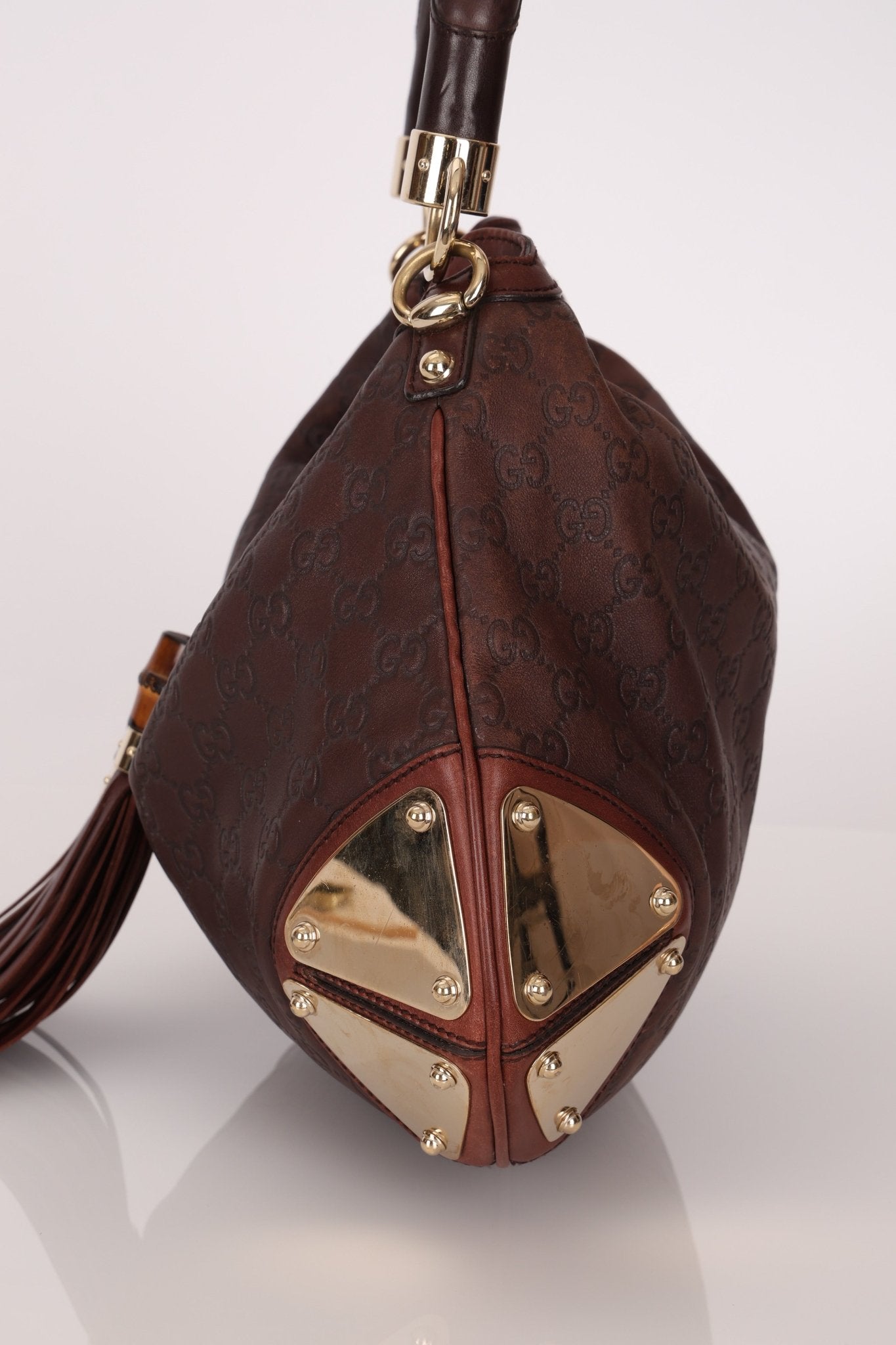 Gucci GG Signature Medium Babouska Indy Hobo - FashioNica