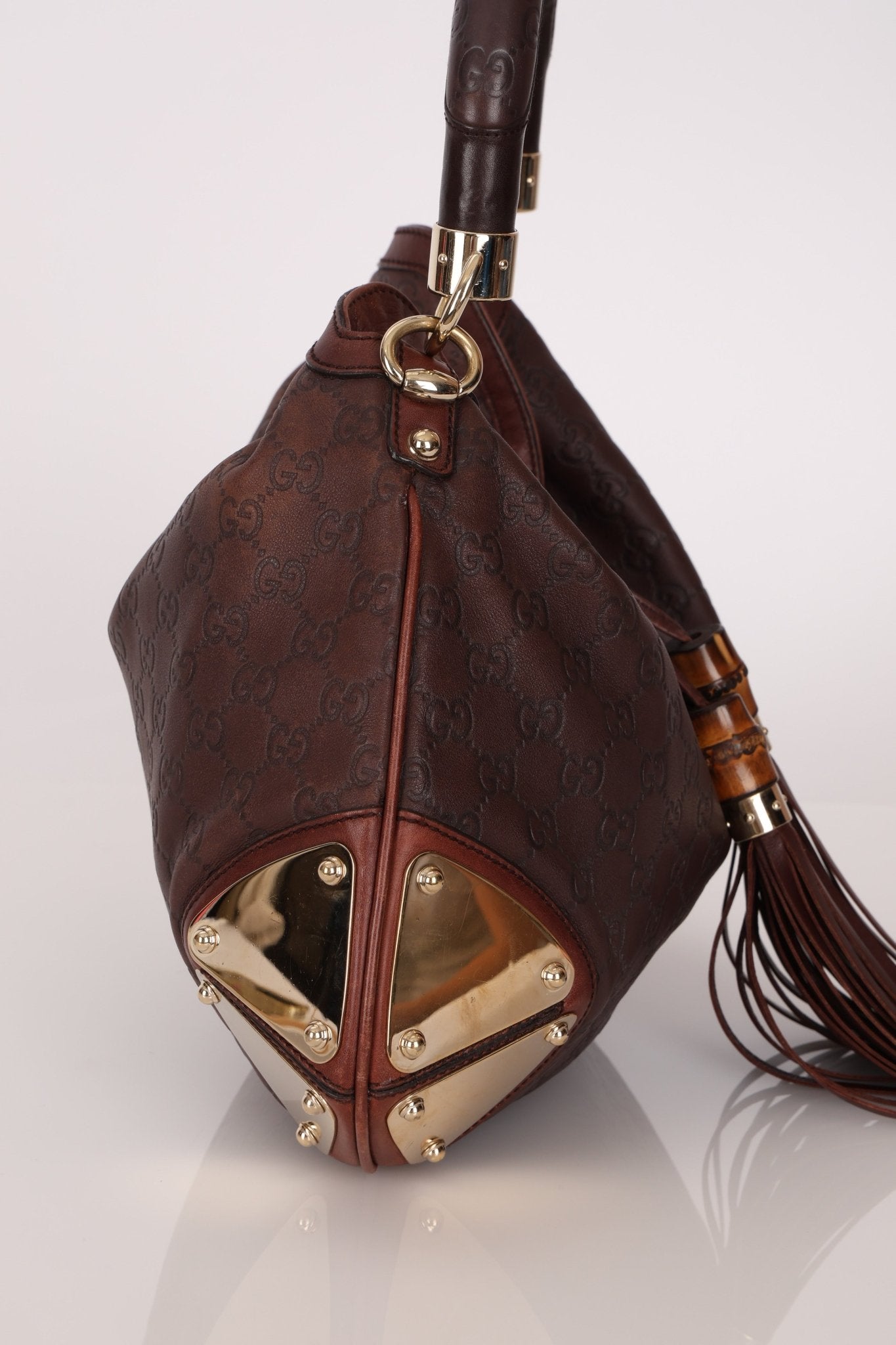 Gucci GG Signature Medium Babouska Indy Hobo - FashioNica