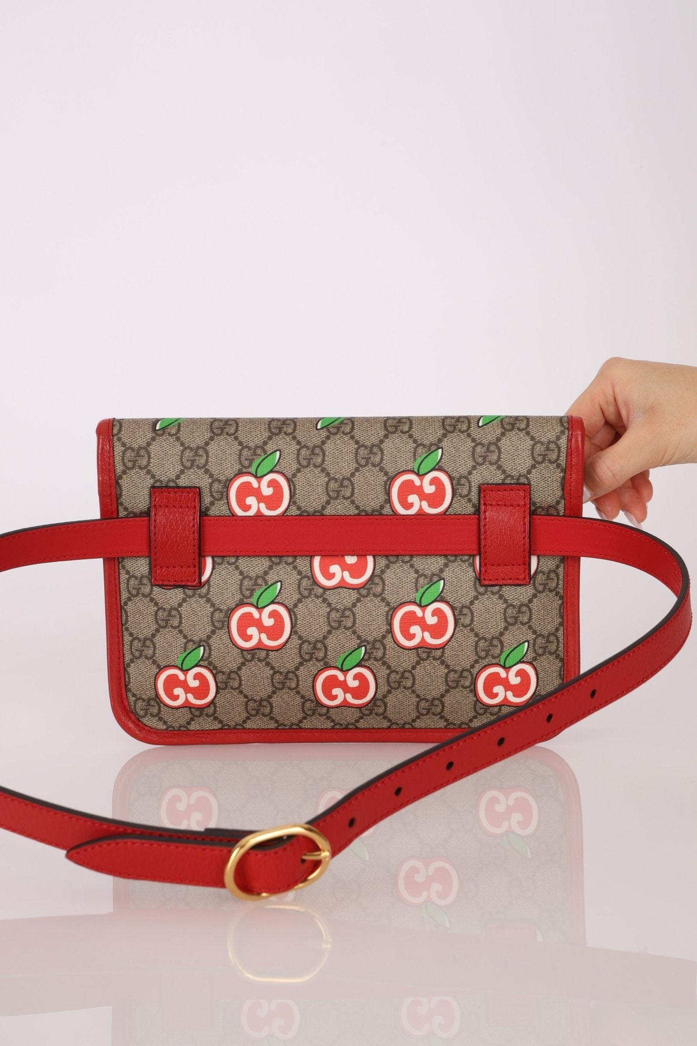 Gucci GG Supreme Apple Waist Bag - FashioNica