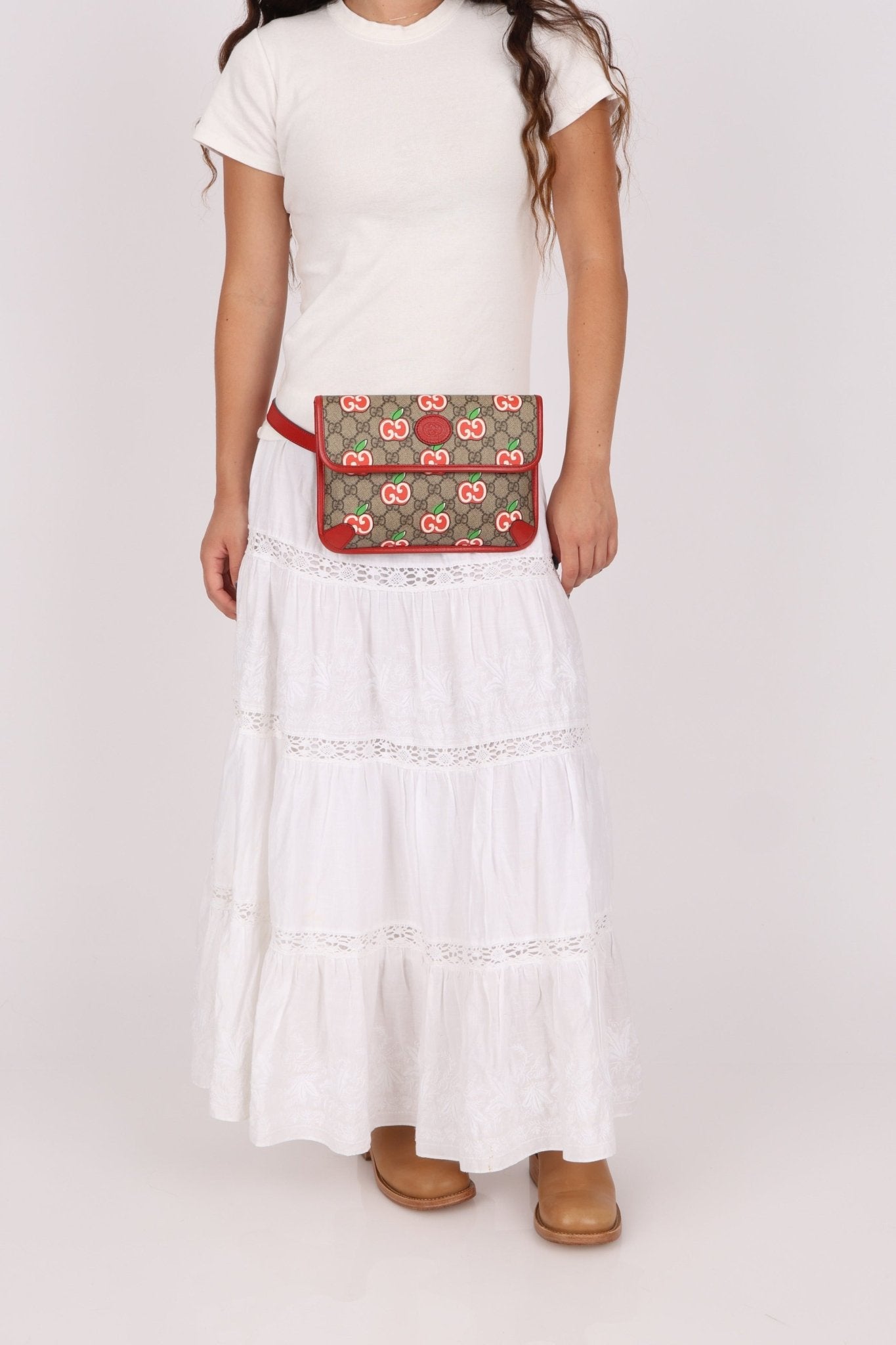 Gucci GG Supreme Apple Waist Bag - FashioNica