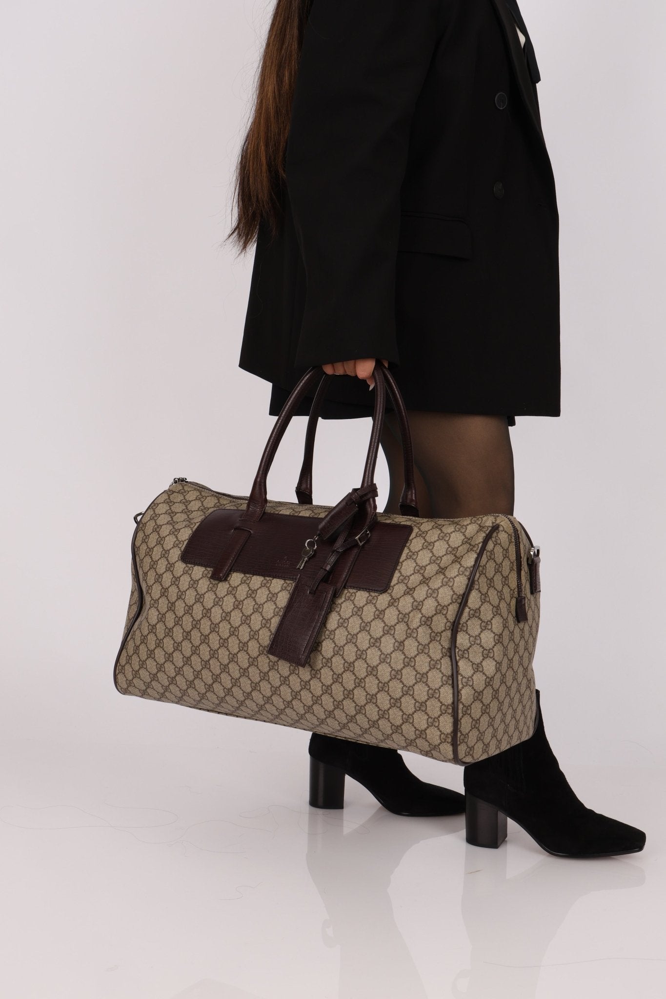 Gucci GG Supreme Boston Duffle Bag - FashioNica