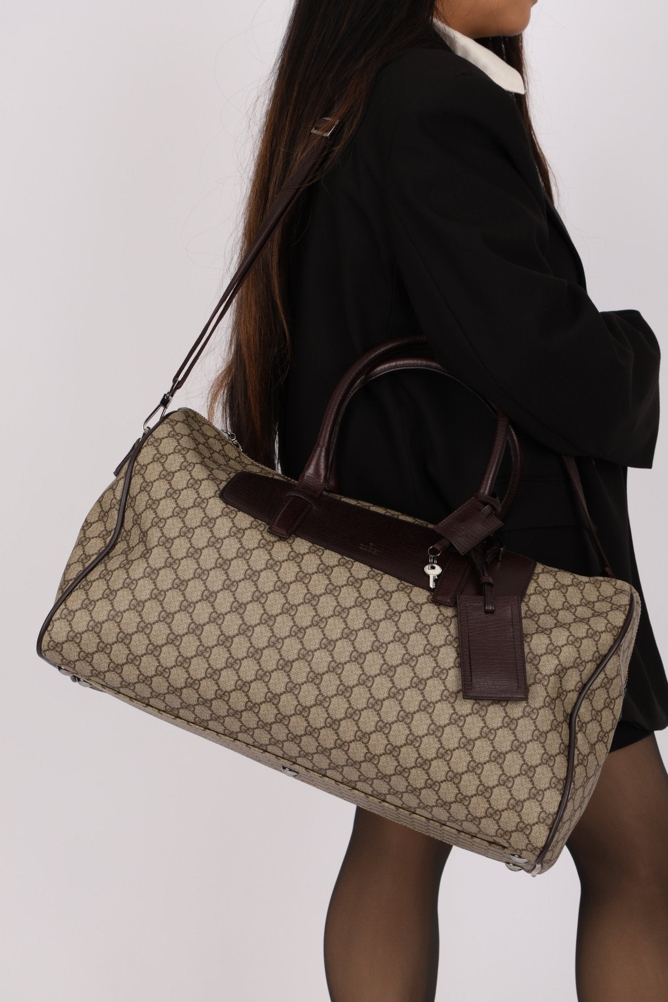 Gucci GG Supreme Boston Duffle Bag - FashioNica