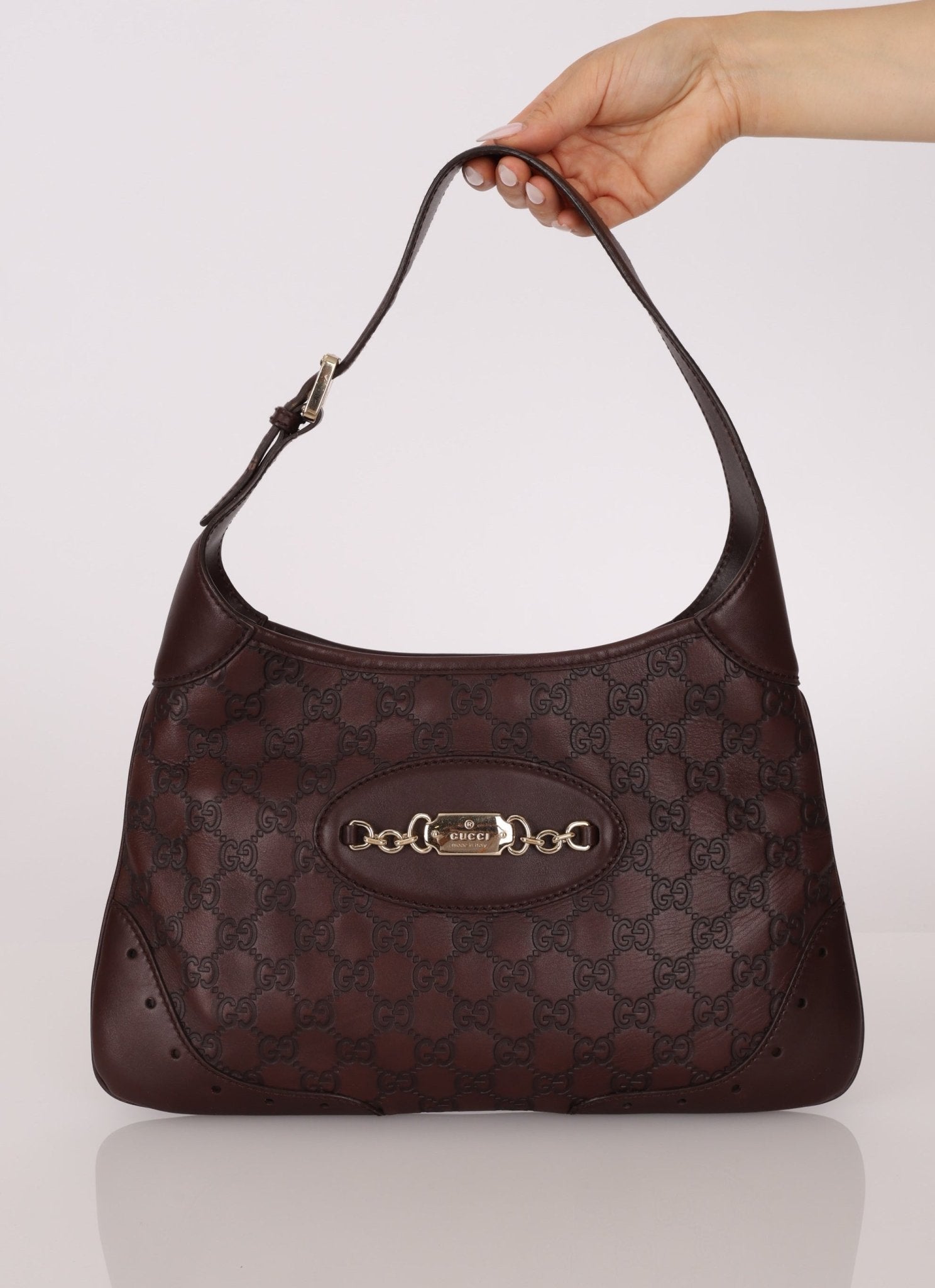 Gucci Guccissima Leather Hobo - FashioNica