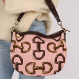 Gucci Horsebit Hobo Canvas Bag - FashioNica