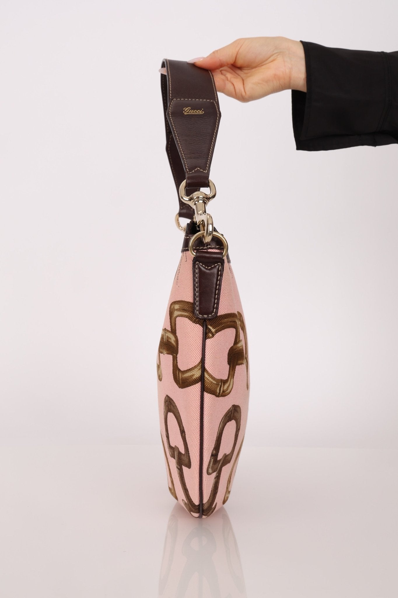 Gucci Horsebit Hobo Canvas Bag - FashioNica