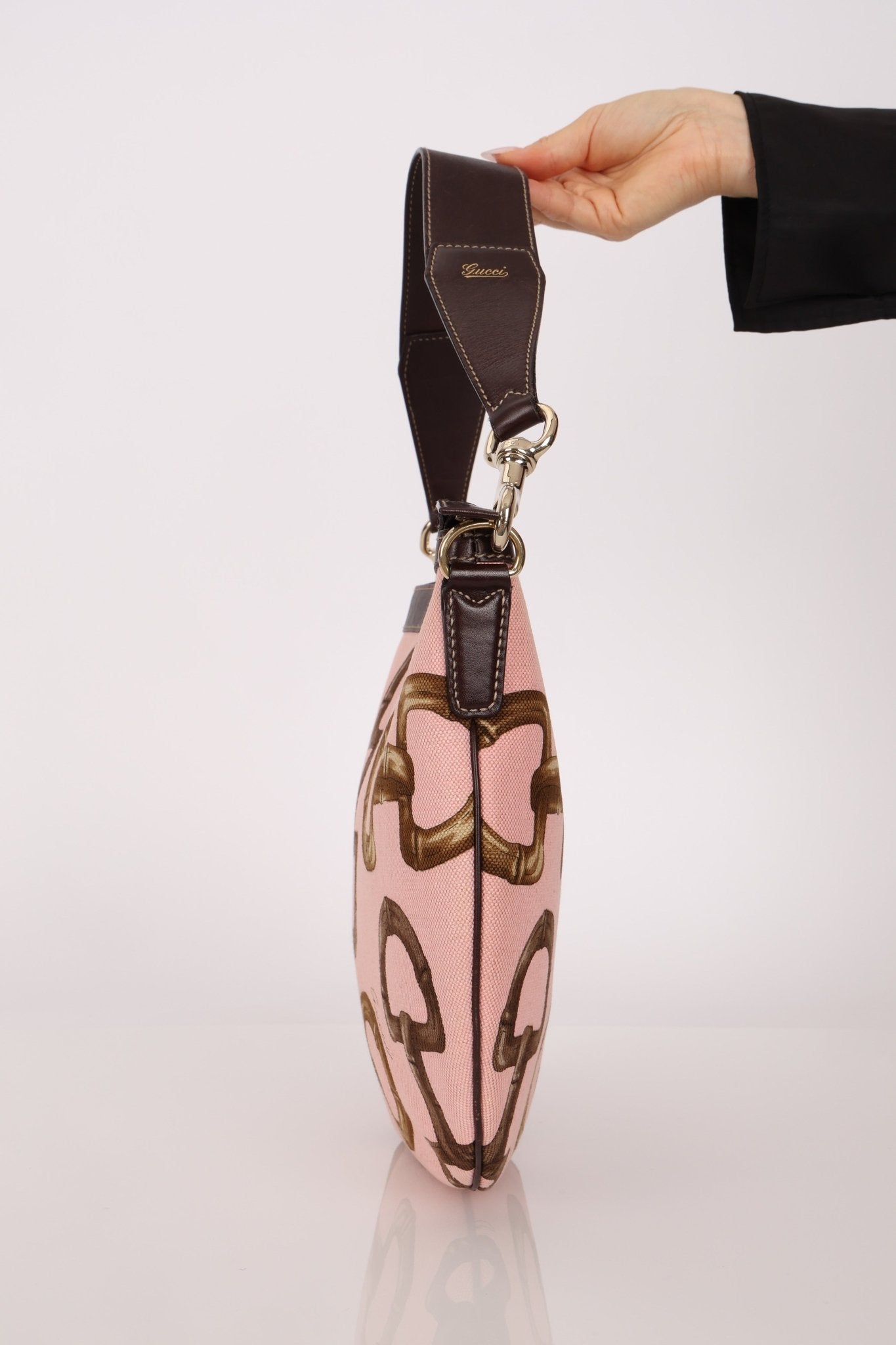 Gucci Horsebit Hobo Canvas Bag - FashioNica