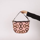 Gucci Horsebit Hobo Canvas Bag - FashioNica