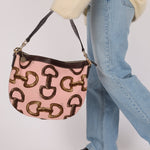 Gucci Horsebit Hobo Canvas Bag - FashioNica