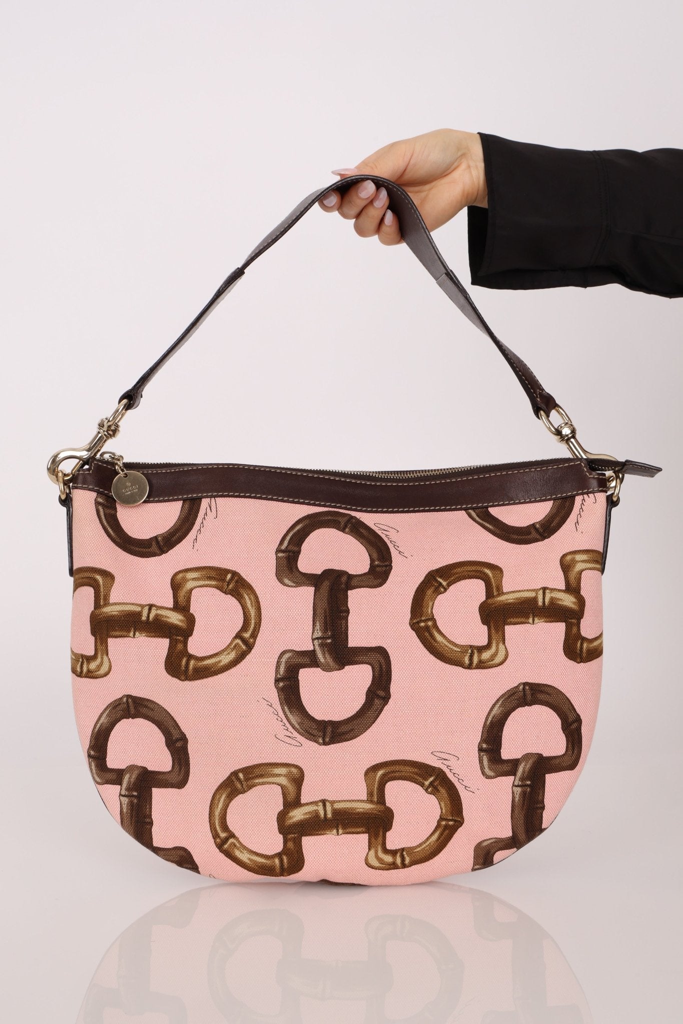 Gucci Horsebit Hobo Canvas Bag - FashioNica