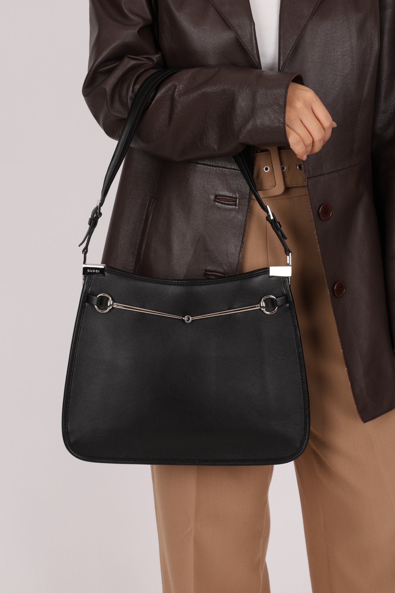 Gucci Horsebit Slim Shoulder Bag - FashioNica