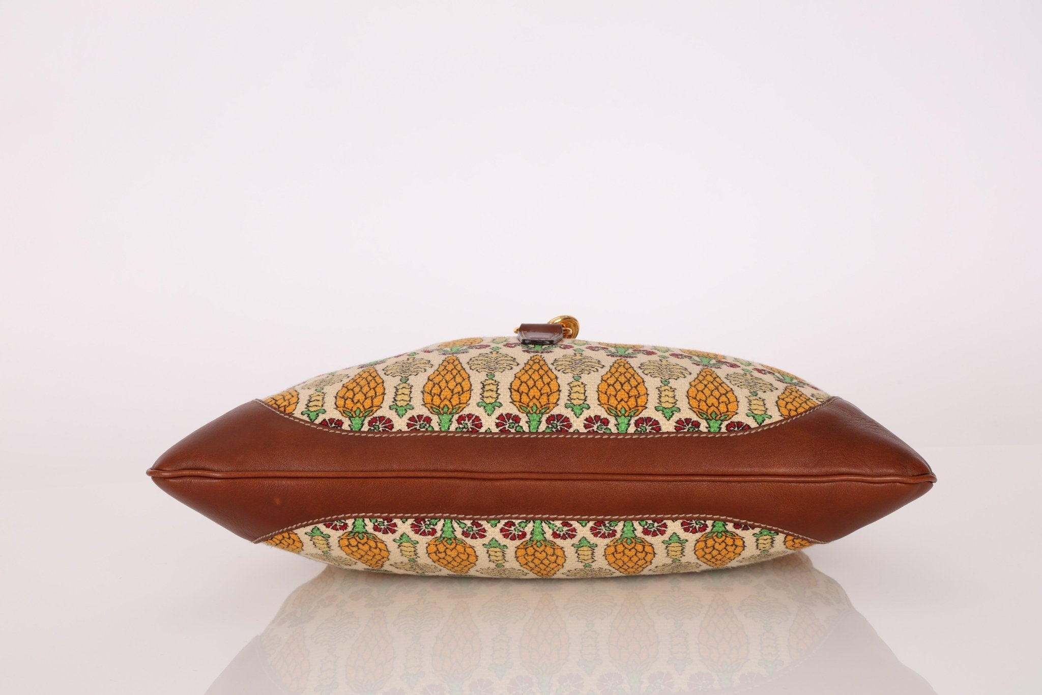 Gucci Large Pineapple Canvas Jackie Bouvier Hobo - FashioNica