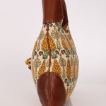 Gucci Large Pineapple Canvas Jackie Bouvier Hobo - FashioNica