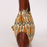 Gucci Large Pineapple Canvas Jackie Bouvier Hobo - FashioNica