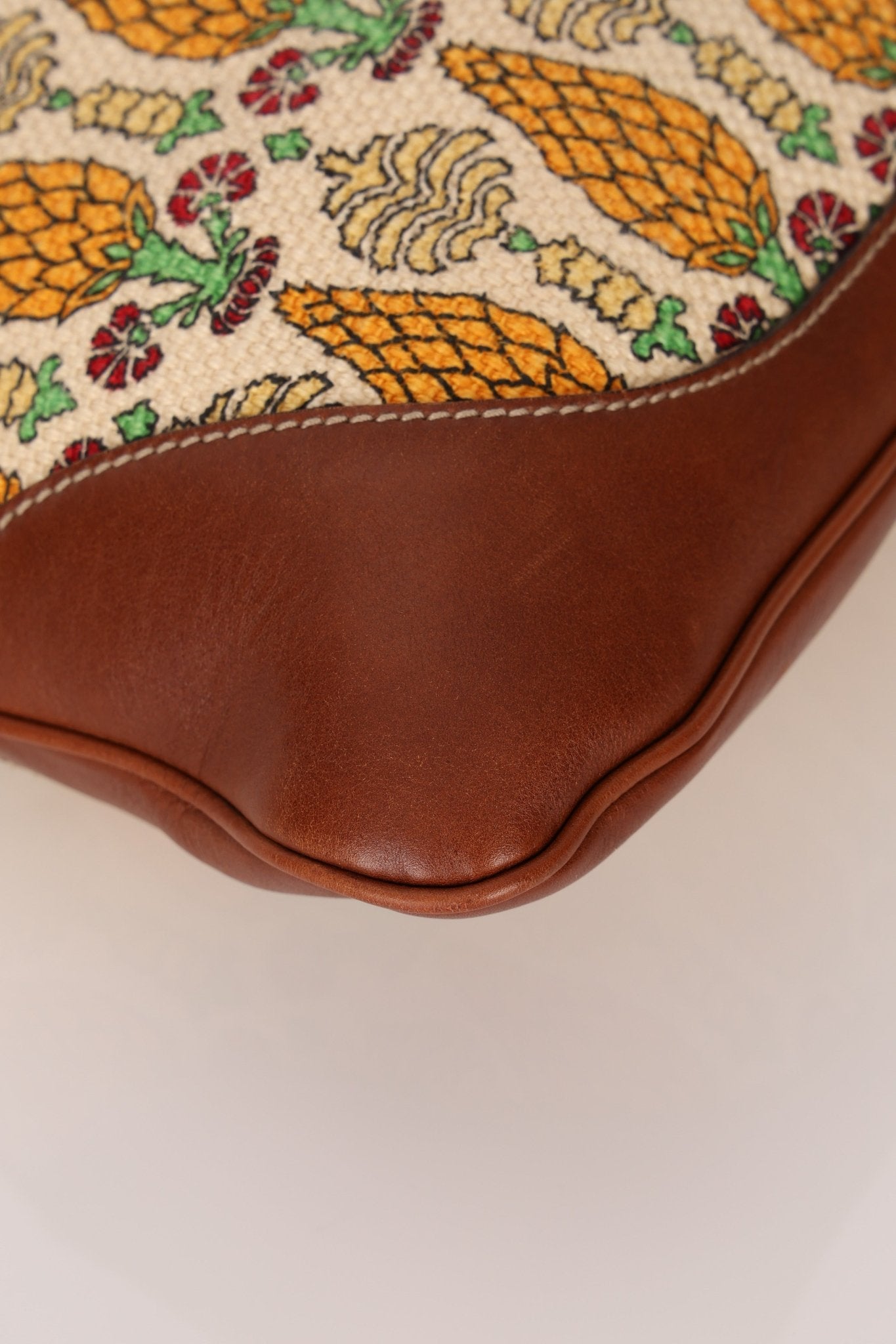 Gucci Large Pineapple Canvas Jackie Bouvier Hobo - FashioNica