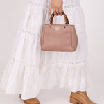 Gucci Leather Bamboo Mini Shopper Tote - FashioNica
