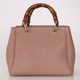 Gucci Leather Bamboo Mini Shopper Tote - FashioNica
