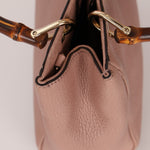 Gucci Leather Bamboo Mini Shopper Tote - FashioNica