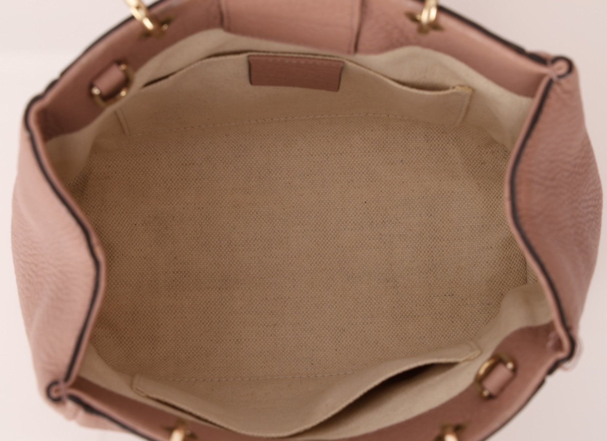 Gucci Leather Bamboo Mini Shopper Tote - FashioNica