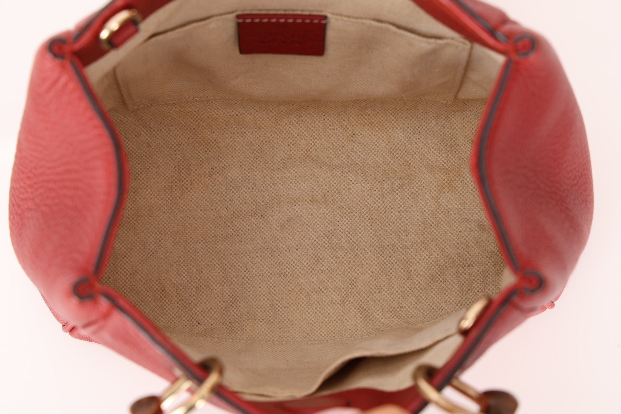 Gucci Leather Bamboo Mini Tote - FashioNica