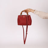 Gucci Leather Bamboo Mini Tote - FashioNica