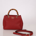 Gucci Leather Bamboo Mini Tote - FashioNica