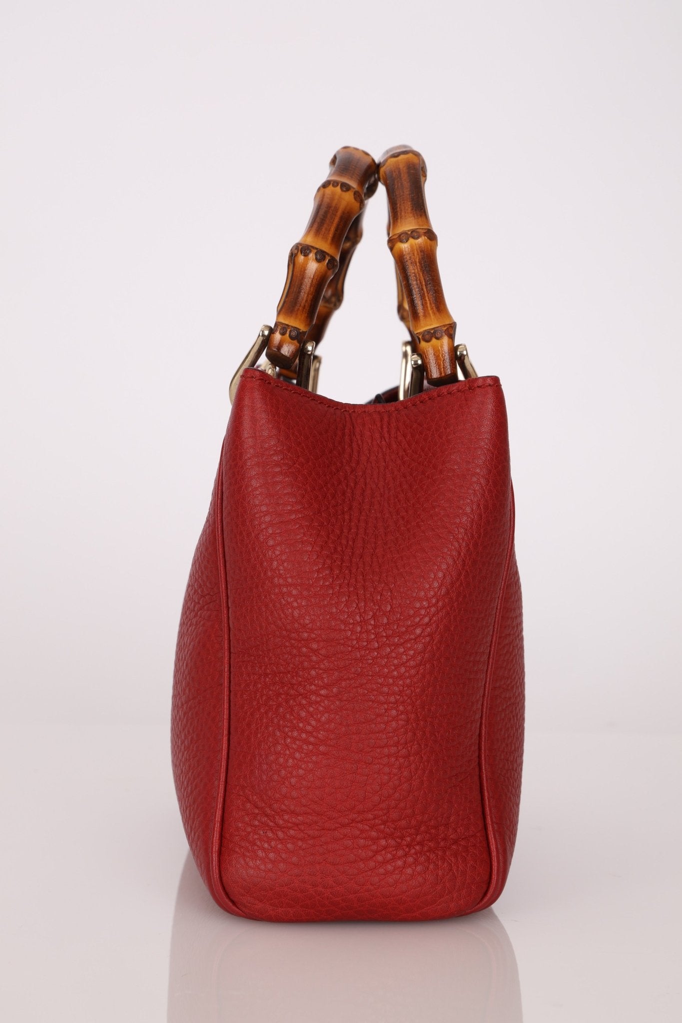 Gucci Leather Bamboo Mini Tote - FashioNica