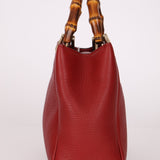 Gucci Leather Bamboo Mini Tote - FashioNica