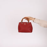 Gucci Leather Bamboo Mini Tote - FashioNica