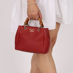 Gucci Leather Bamboo Mini Tote - FashioNica