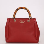 Gucci Leather Bamboo Mini Tote - FashioNica