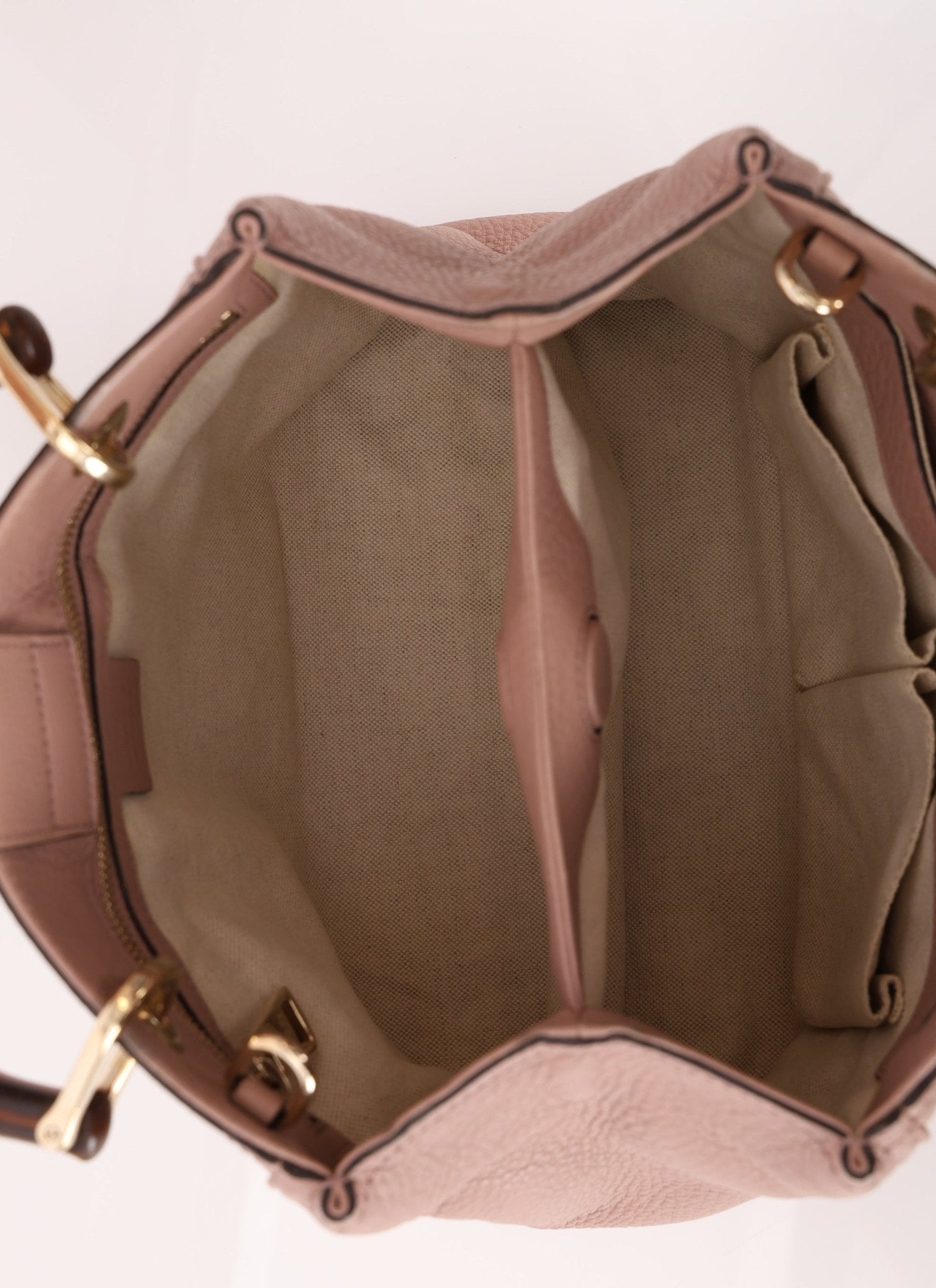 Gucci Leather Bamboo Top Handle Tote - FashioNica