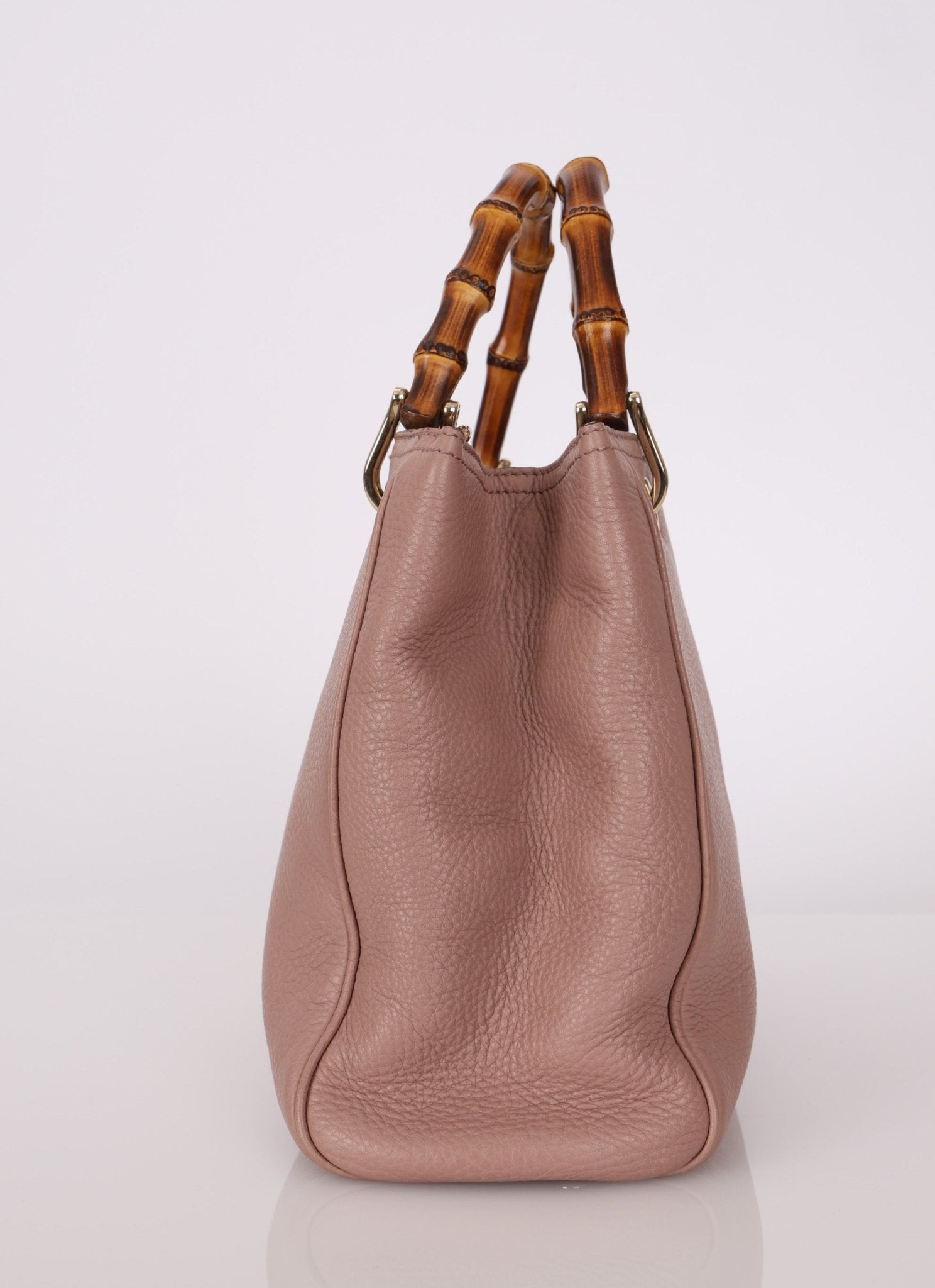 Gucci Leather Bamboo Top Handle Tote - FashioNica