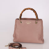 Gucci Leather Bamboo Top Handle Tote - FashioNica