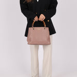 Gucci Leather Bamboo Top Handle Tote - FashioNica